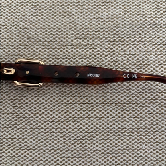 Moschino Buckle Tortoise Sunglasses - Picture 7 of 12